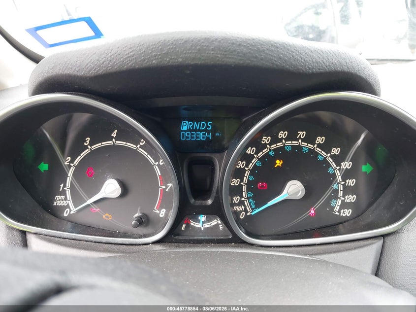 2019 FORD FIESTA HATCHBACK 1.6L I-4 DOHC, VVT, 120HP