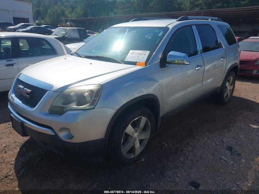 2010 GMC Acadia, Обычный износ, IAAI, VIN 1GKLRMED5AJ261629 — фото 2