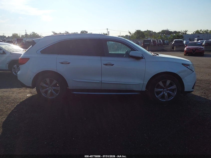 ACURA MDX 2014 VIN 5FRYD4H8XEB005755