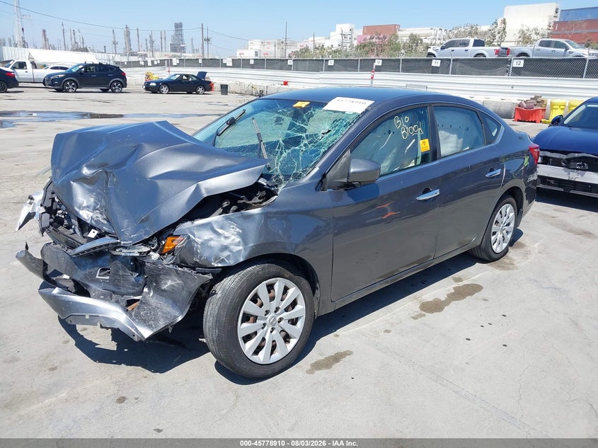 Vin: 3n1ab7ap1hl654249, lot: 46277690, nissan sentra sv 20172