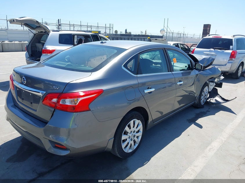 Vin: 3n1ab7ap1hl654249, lot: 46277690, nissan sentra sv 20174