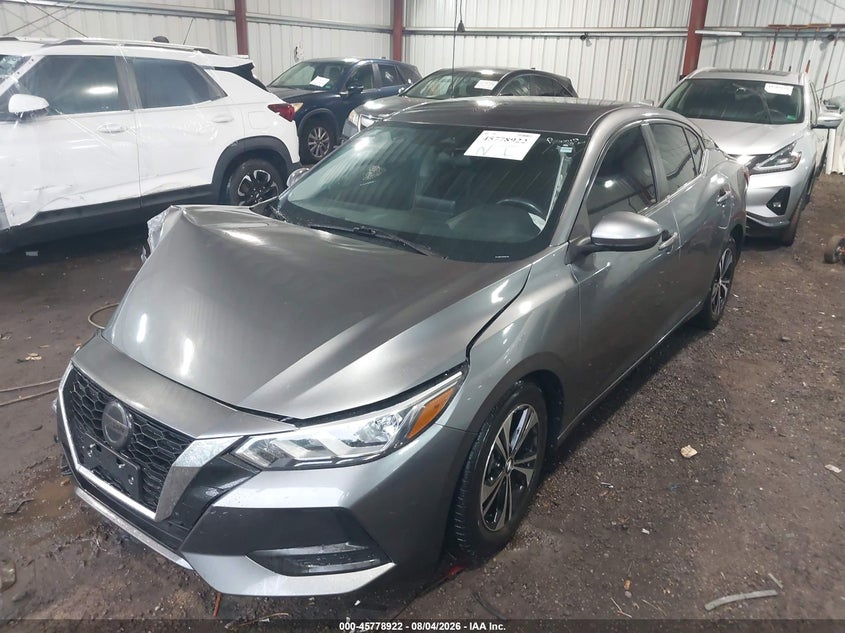 Vin: 3n1ab8cv1ny241201, lot: 46277702, nissan sentra sv xtronic cvt 20222