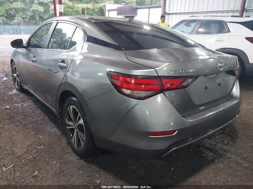 Vin: 3n1ab8cv1ny241201, lot: 46277702, nissan sentra sv xtronic cvt 20223