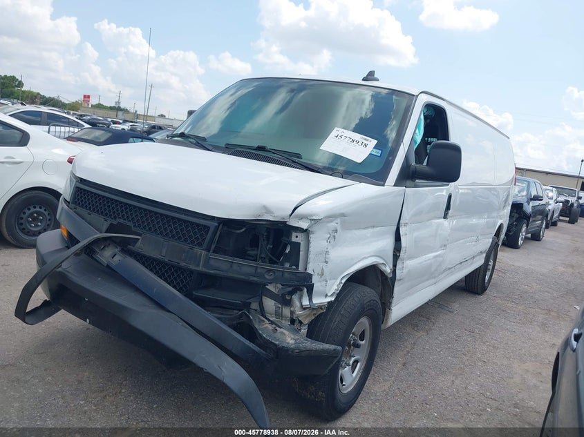 Vin: 1gcwgbfp7m1221150, lot: 46277717, chevrolet express cargo rwd 2500 extended wheelbase wt 20212