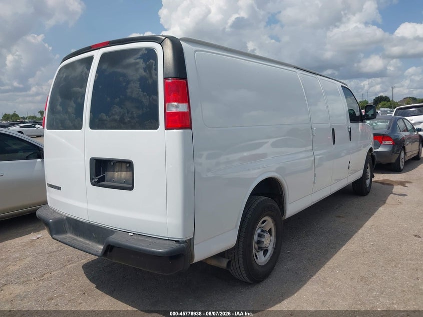 Vin: 1gcwgbfp7m1221150, lot: 46277717, chevrolet express cargo rwd 2500 extended wheelbase wt 20214
