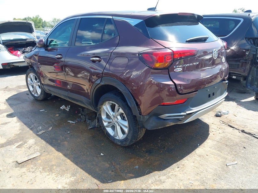 Vin: kl4mmbs22pb099039, lot: 46277740, buick encore gx preferred fwd 20233