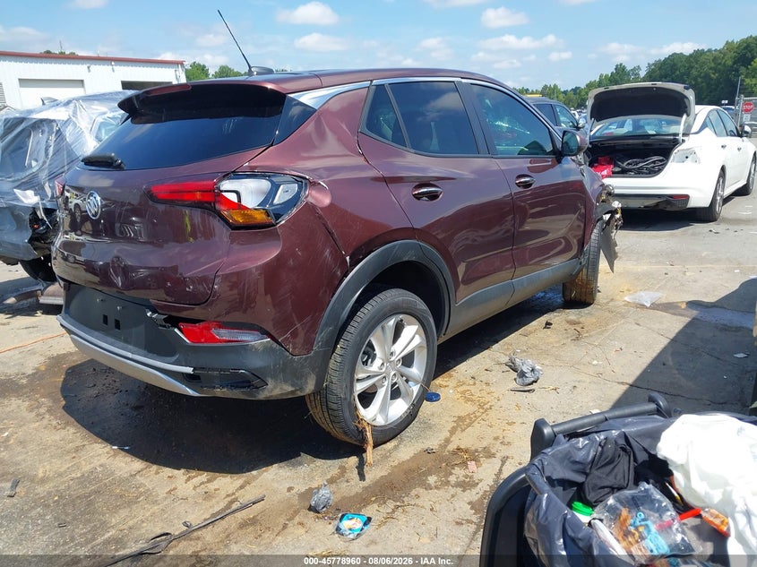 Vin: kl4mmbs22pb099039, lot: 46277740, buick encore gx preferred fwd 20234