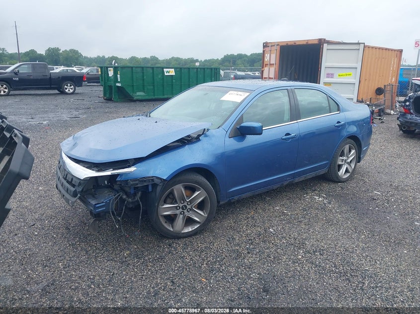 Vin: 3fahp0kc7ar105115, lot: 46277747, ford fusion sport 20102