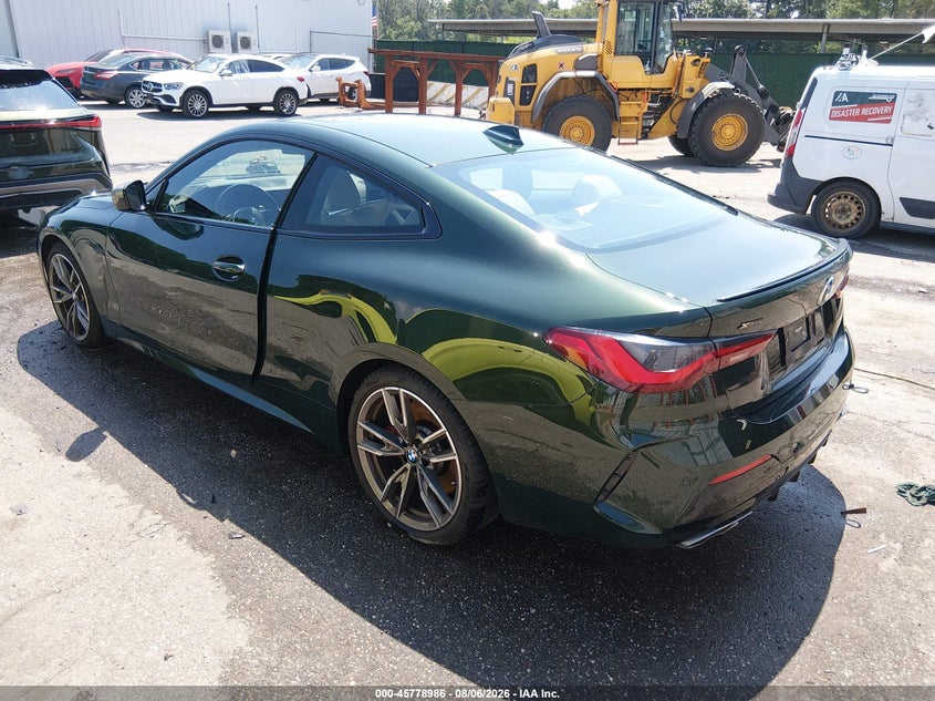 Vin: wba13ar09ncj13999, lot: 46277767, bmw m440i xdrive 20223
