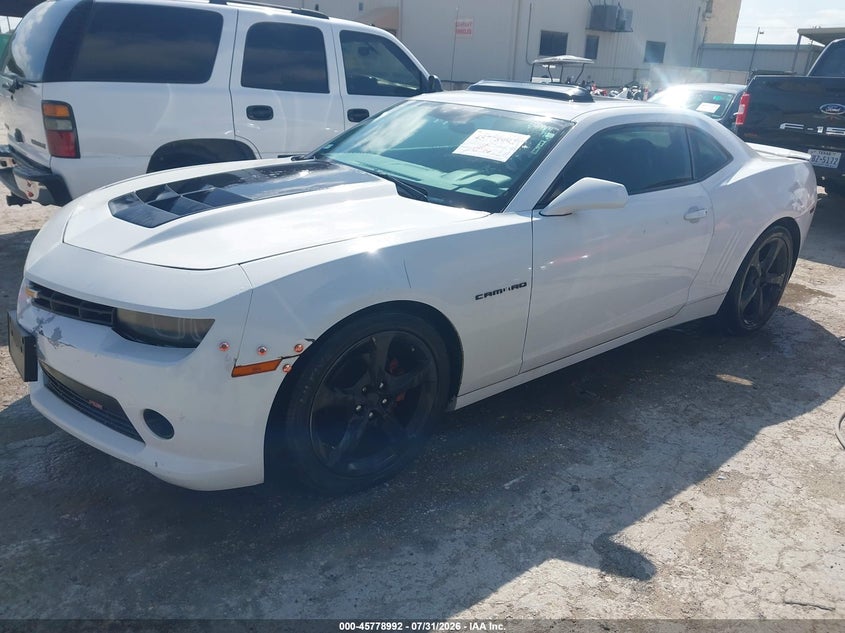 2014 Chevrolet Camaro, Normal Wear & Tear, IAAI, VIN 2G1FB1E39E9281833 — photo 2
