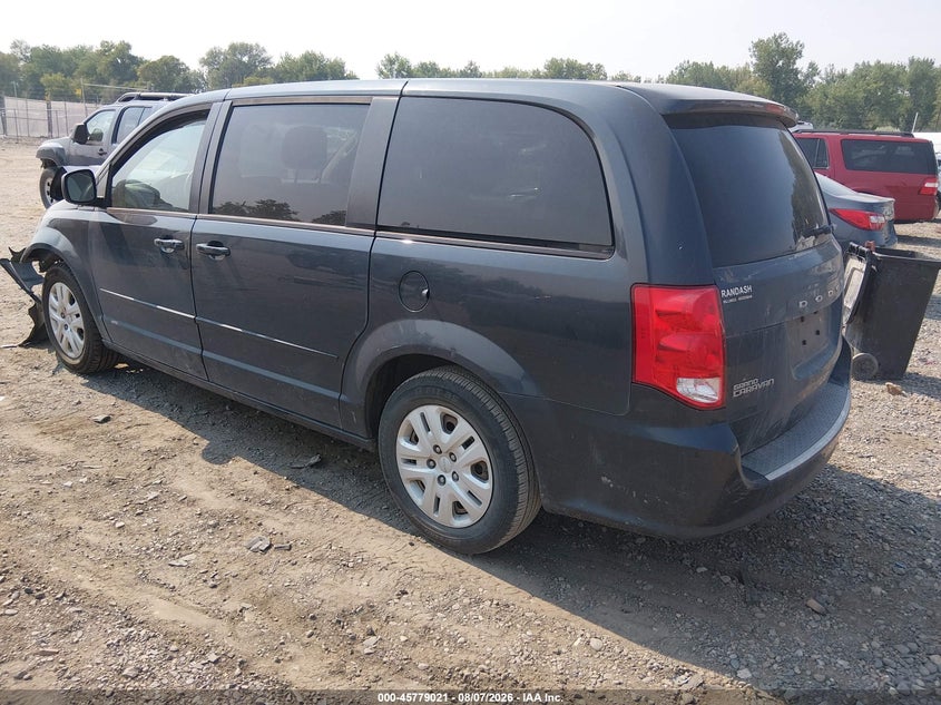 Vin: 2c4rdgbg4er354762, lot: 46277801, dodge grand caravan se 20143