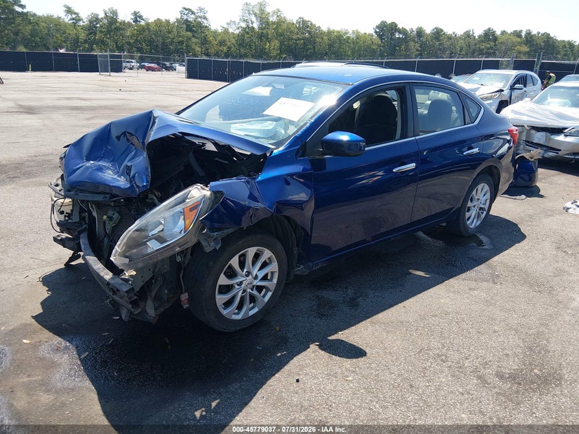 Vin: 3n1ab7ap4ky235824, lot: 46277817, nissan sentra sv 20192