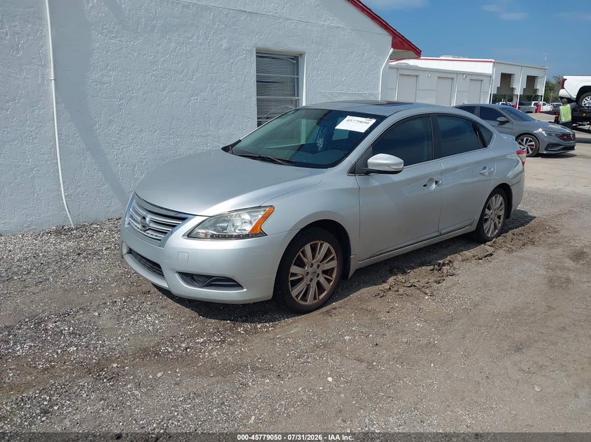 Vin: 3n1ab7ap6ey202960, lot: 46277830, nissan sentra sl 20142