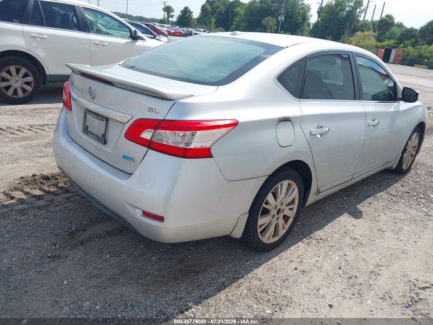Vin: 3n1ab7ap6ey202960, lot: 46277830, nissan sentra sl 20144