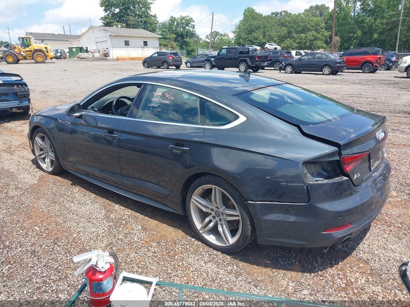 Vin: wauencf52ja010629, lot: 46277862, audi a5 2.0t premium 20183