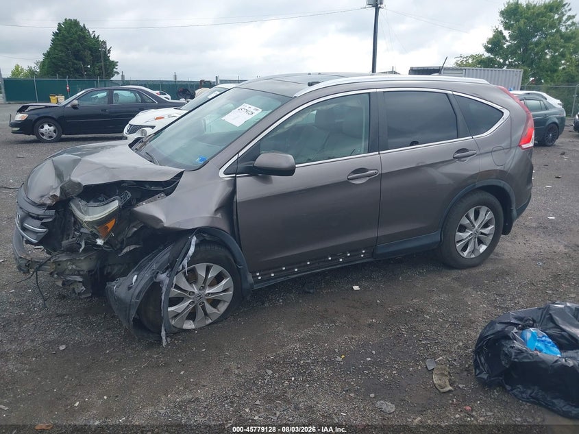 Vin: 5j6rm4h78cl077202, lot: 46277908, honda cr-v ex-l 20122
