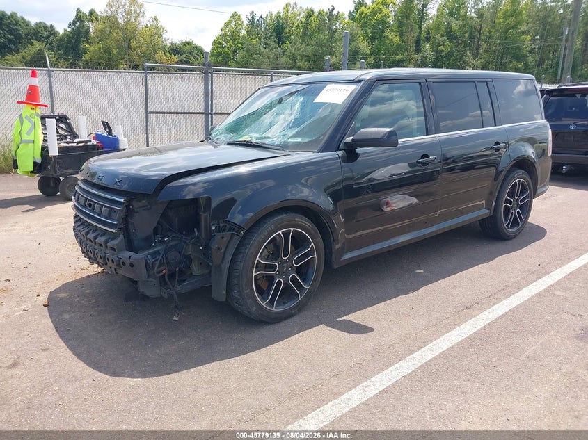 Vin: 2fmgk5c80ebd13932, lot: 46277919, ford flex sel 20142