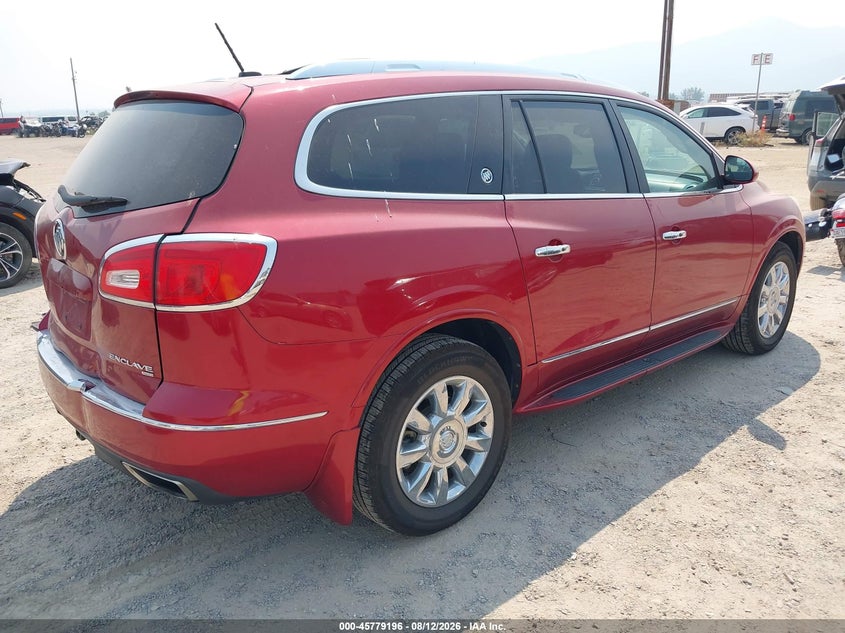 Vin: 5gakvckd2dj255892, lot: 46277976, buick enclave leather 20134