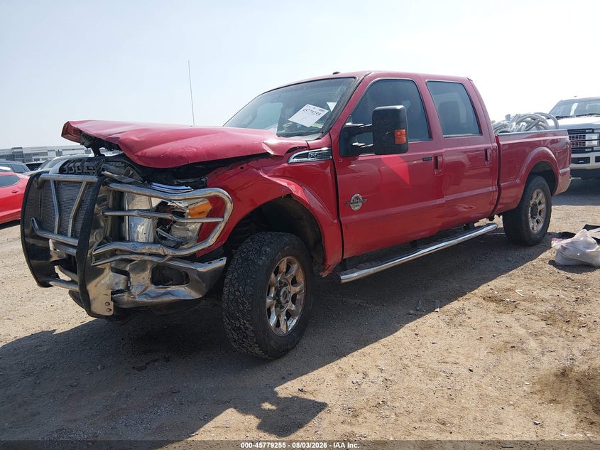 Vin: 1ft7w2btxfea10272, lot: 46278035, ford f-250 lariat 20152