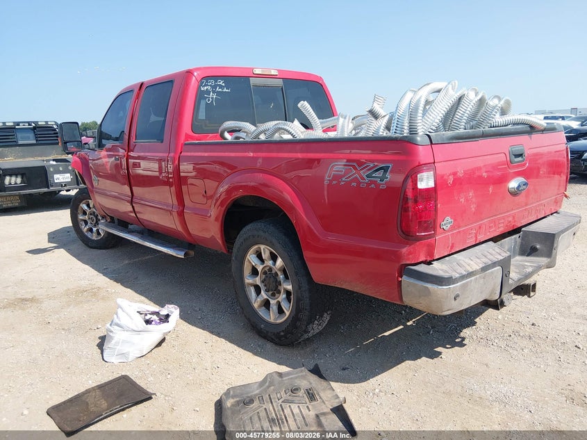 Vin: 1ft7w2btxfea10272, lot: 46278035, ford f-250 lariat 20153