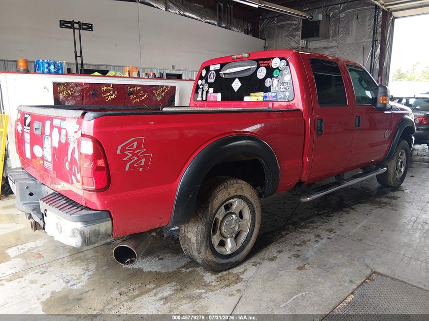 Vin: 1ft7w2bt5cea28741, lot: 46278058, ford f-250 xlt 20124