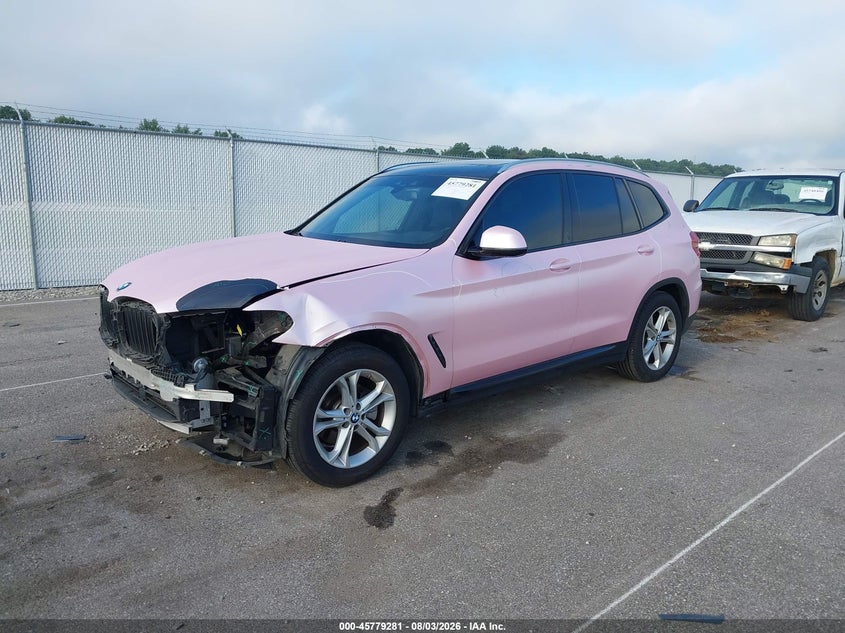 Vin: 5uxty3c04m9h01436, lot: 46278061, bmw x3 sdrive30i 20212