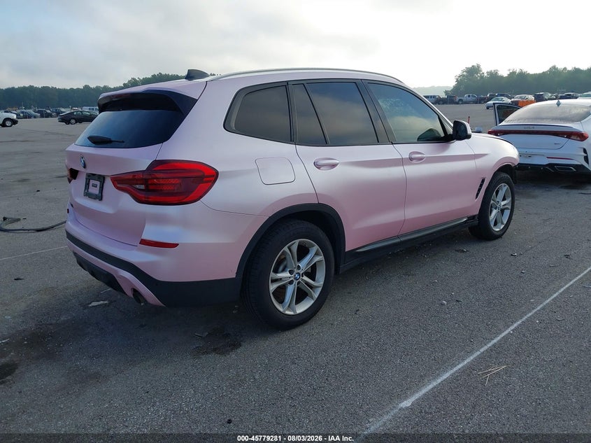 Vin: 5uxty3c04m9h01436, lot: 46278061, bmw x3 sdrive30i 20214