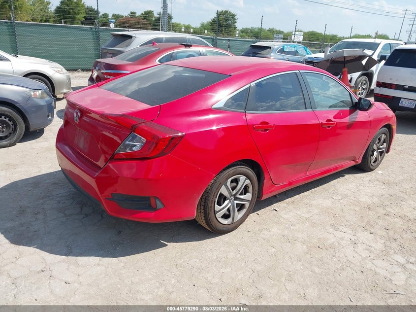 2018 HONDA CIVIC SEDAN 2.0L I-4 DOHC, VVT, 158HP