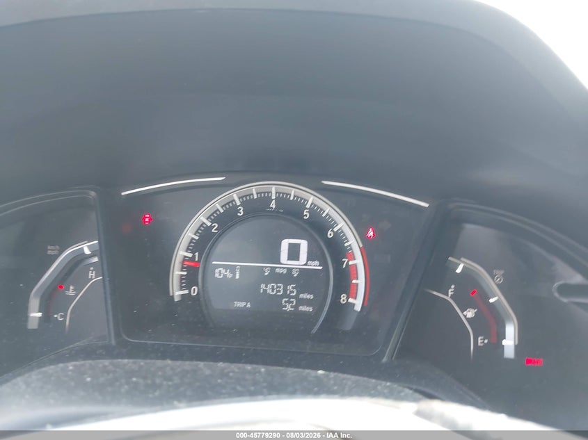2018 HONDA CIVIC SEDAN 2.0L I-4 DOHC, VVT, 158HP