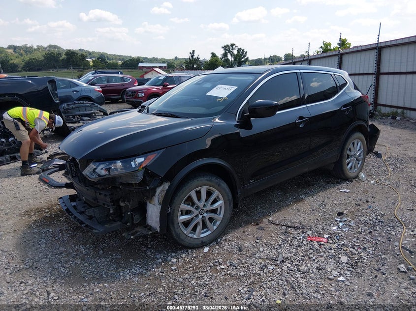 Vin: jn1bj1cv7lw268518, lot: 46278073, nissan rogue sport s fwd xtronic cvt 20202