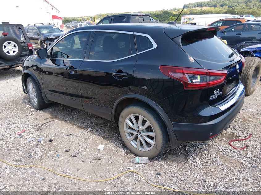 Vin: jn1bj1cv7lw268518, lot: 46278073, nissan rogue sport s fwd xtronic cvt 20203