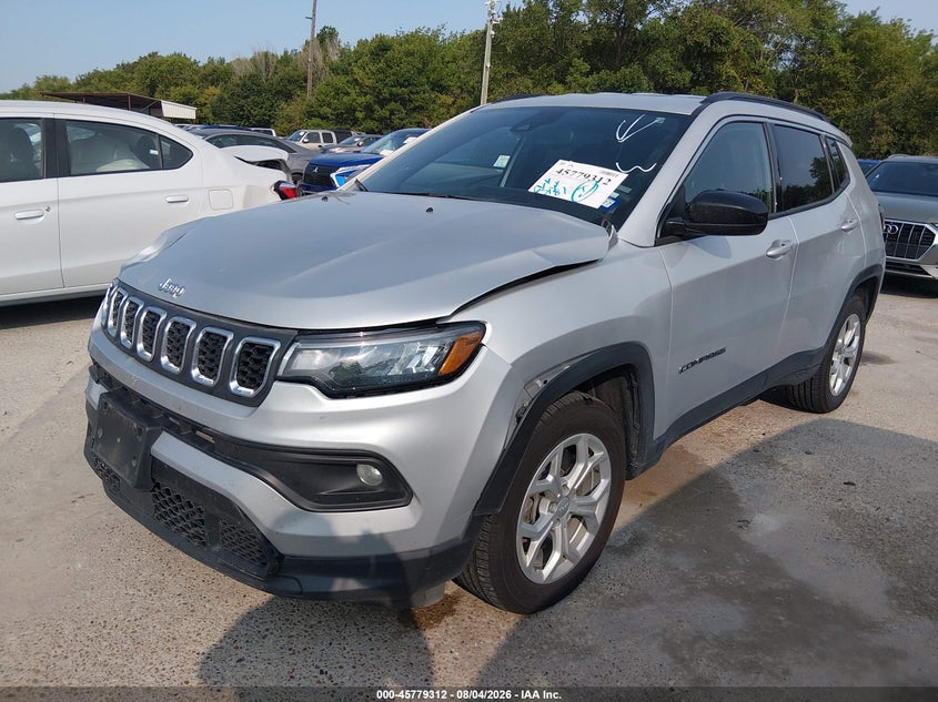 Vin: 3c4njdbn0rt117192, lot: 46278092, jeep compass latitude 4x4 20242