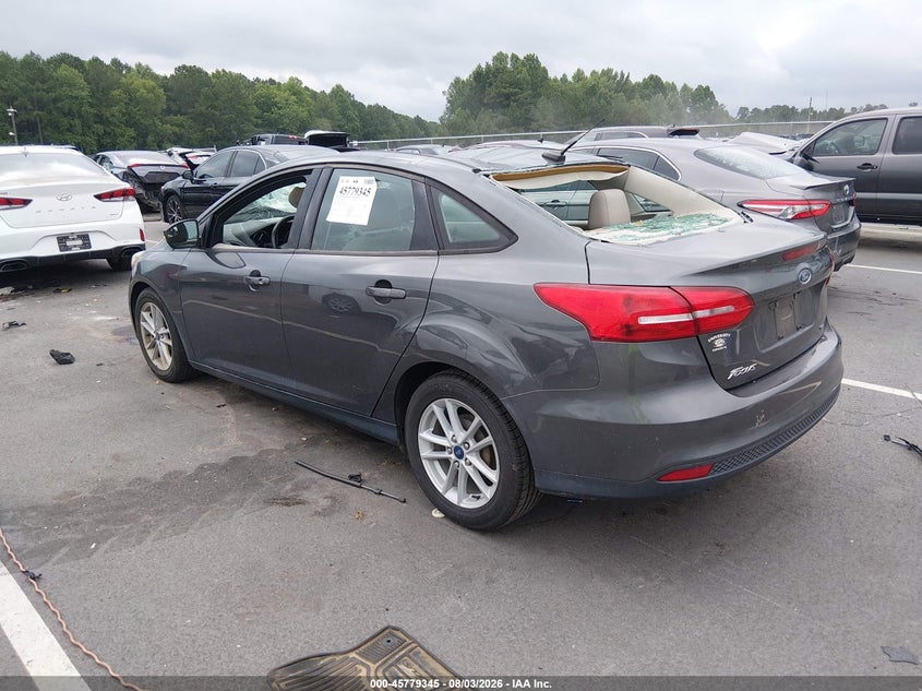 Vin: 1fadp3f24hl222306, lot: 46278125, ford focus se 20173