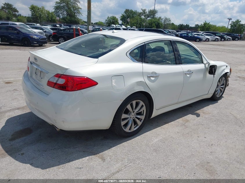 Vin: jn1by1arxdm602698, lot: 46278151, infiniti m37x 20134