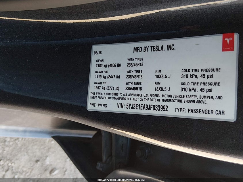 TESLA MODEL 3 - zdjęcie 9