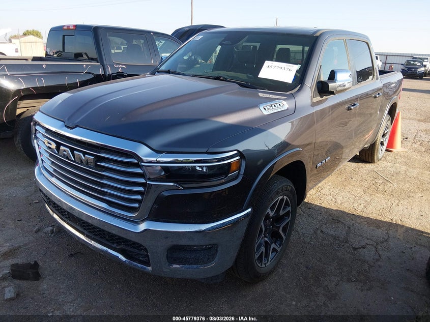 Vin: 1c6srfjp2tn309836, lot: 46278156, ram 1500 laramie  4x4 5'7 box 20262