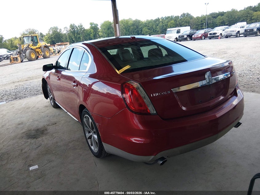 2009 LINCOLN MKS auction photo 3