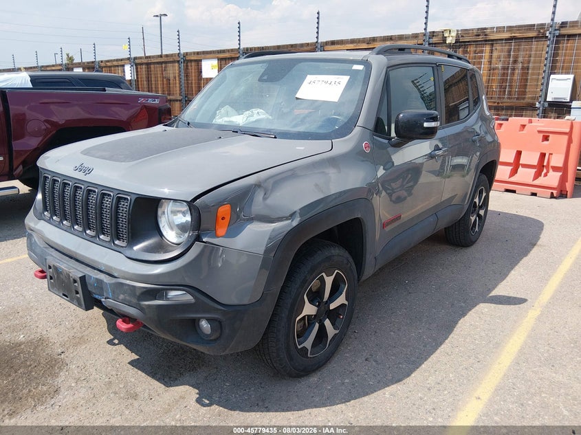 Vin: zacnjdc13npn51973, lot: 46278215, jeep renegade trailhawk 4x4 20222
