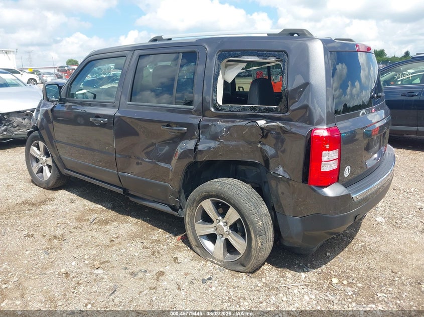Vin: 1c4njrfb1hd114254, lot: 46278225, jeep patriot high altitude 20173