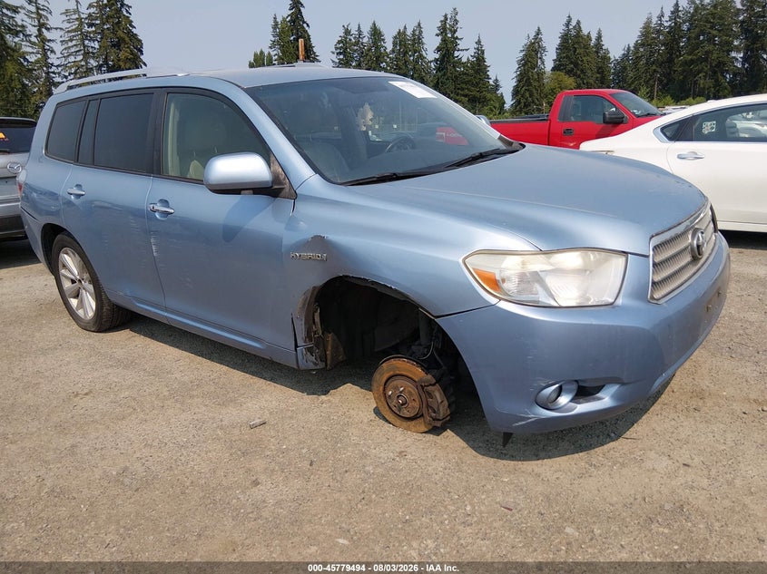 2008 TOYOTA HIGHLANDER HYBRID auction photo 1
