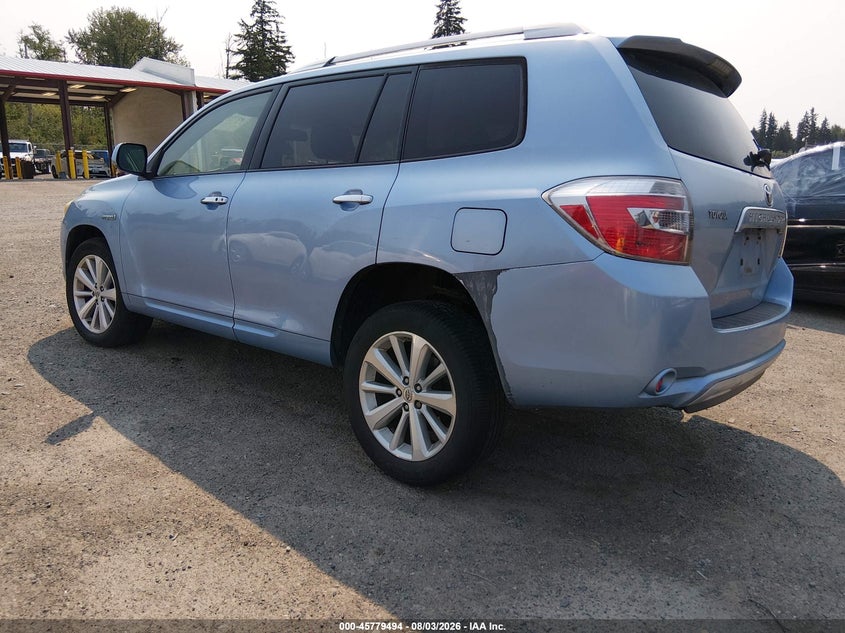 2008 TOYOTA HIGHLANDER HYBRID auction photo 3