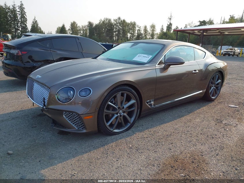 2021 BENTLEY CONTINENTAL GT COUPE 6.0L W-12 DI, DOHC, VVT, TURBO, 626HP