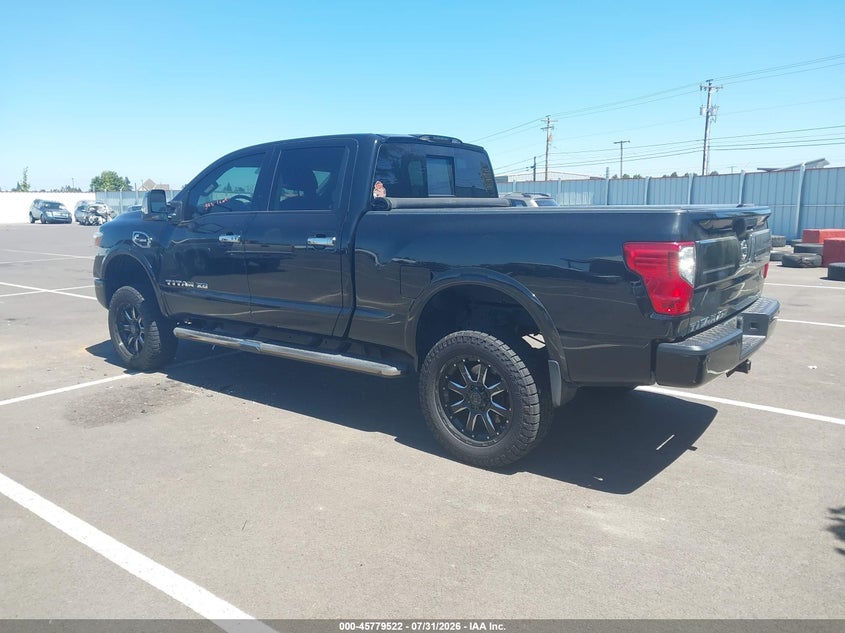 Vin: 1n6ba1f41gn516738, lot: 46278302, nissan titan xd platinum reserve diesel 20163