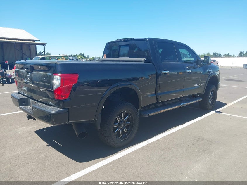 Vin: 1n6ba1f41gn516738, lot: 46278302, nissan titan xd platinum reserve diesel 20164