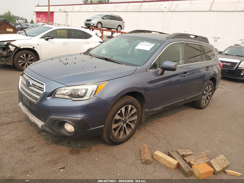 Vin: 4s4bsanc4f3310215, lot: 46278312, subaru outback 2.5i limited 20152
