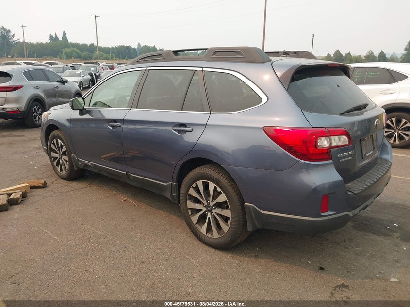 Vin: 4s4bsanc4f3310215, lot: 46278312, subaru outback 2.5i limited 20153