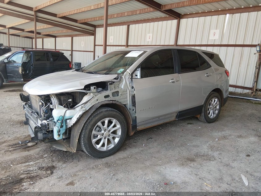 2020 Chevrolet Equinox, Front End, IAAI, VIN 3GNAXHEV3LS606061 — photo 2