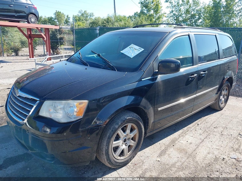 Vin: 2a4rr5d16ar214716, lot: 46278357, chrysler town & country touring 20102