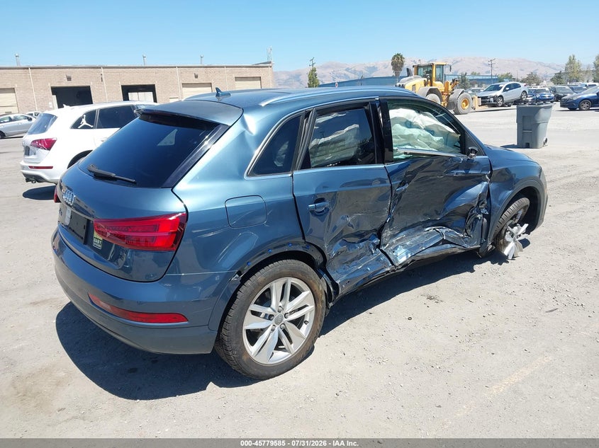 Vin: wa1bfcfs4gr013920, lot: 46278365, audi q3 2.0t premium plus 20164