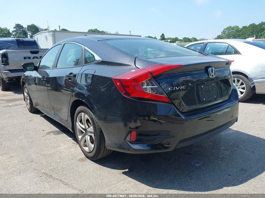 Vin: 19xfc2f59he225603, lot: 46278381, honda civic lx 20173